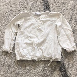 ⚡️$4 FLASH SALE⚡️ White Blouse Baby Girl 18-24